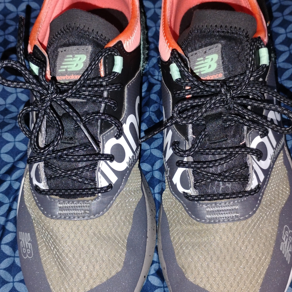New Balance Black and Orange Athletic Shoes